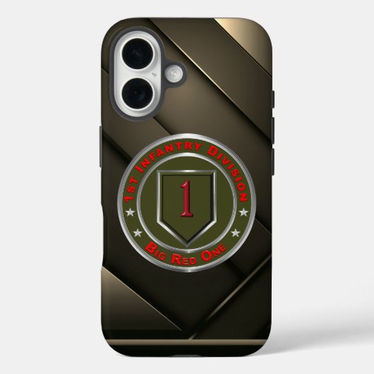 Erste Abteilung Infanterie Veteran Case-Mate iPhone Hülle (Rückseite)