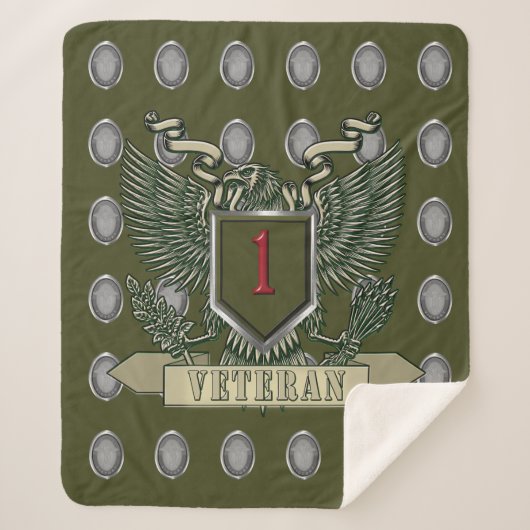 Erste Abteilung Infanterie Veteran Sherpadecke (Vorderseite)