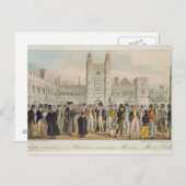 Erste Abwesenheit oder Etonianer, die auf die Morg Postkarte (Vorne/Hinten)