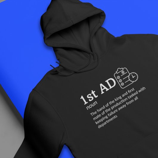 Erste AD Definition Dunkler Modus - Assistenzdirek Hoodie