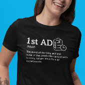 Erste AD Definition Dunkler Modus - Assistenzdirek T-Shirt
