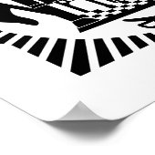 Erste afghanische Militärwaffenwaffe Roundel Poster (Ecke)