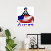 ERSTE AMERIKANISCHE FLAG POSTER (Heimbüro)