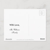 Erste amerikanische Flagge Vintag Patriotic USA Postkarte (Rückseite)