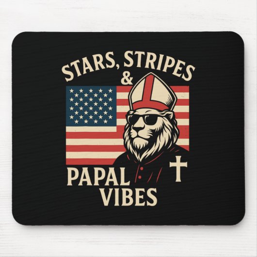 Erste amerikanische Papst Mousepad (Vorne)