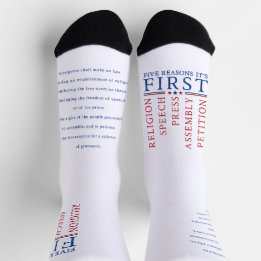 Erste Änderung der Kundgebung der Redefreiheit Socken