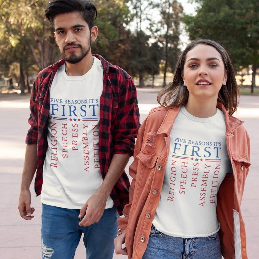 Erste Änderung der Kundgebung der Redefreiheit T-Shirt