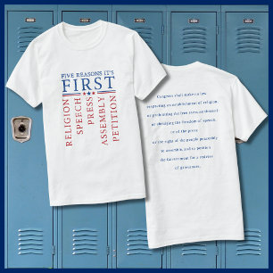 Erste Änderung der Kundgebung der Redefreiheit T-Shirt