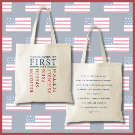 Erste Änderung der Kundgebung der Redefreiheit Tragetasche