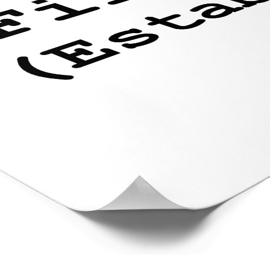 Erste Änderung der Verfassung der Vereinten Staate Poster (Ecke)