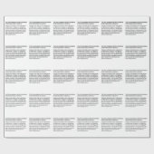 Erste Änderung der Verfassung Geschenkpapier (Flach)