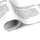 Erste Änderung der Verfassung Geschenkpapier (Rolleneckpunkt)