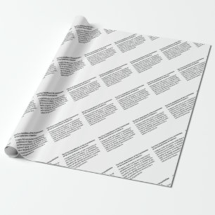 Erste Änderung der Verfassung Geschenkpapier
