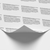 Erste Änderung der Verfassung Geschenkpapier (Ecke)