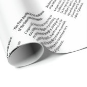 Erste Änderung der Verfassung Geschenkpapier (Rolleneckpunkt)