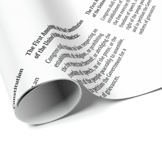 Erste Änderung der Verfassung Geschenkpapier (Rolleneckpunkt)