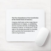 Erste Änderung der Verfassung Mousepad (Mit Mouse)