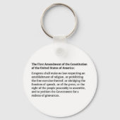 Erste Änderung der Verfassung Schlüsselanhänger (Vorderseite)