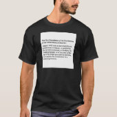 Erste Änderung der Verfassung T-Shirt (Vorderseite)