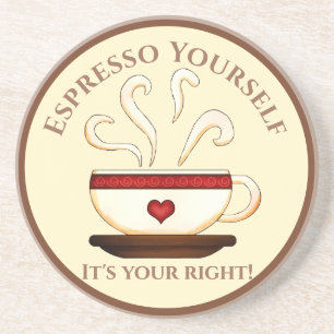 Erste Änderung: Espresso selbst Getränkeuntersetzer
