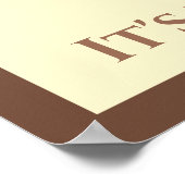 Erste Änderung: Espresso selbst Poster (Ecke)