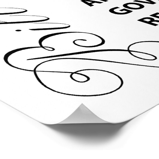 Erste Änderung Poster (Ecke)