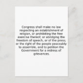 Erste Änderung Postkarte (Vorderseite)