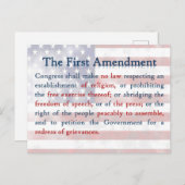 Erste Änderung Postkarte (Vorne/Hinten)