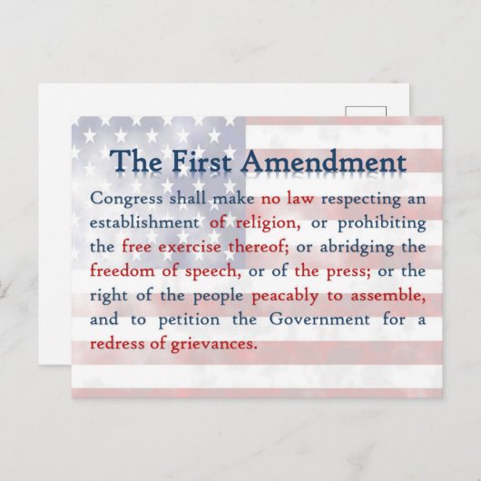 Erste Änderung Postkarte (Vorne/Hinten)