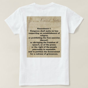 Erste Änderung Protest meine eigene Zeit und Zeit T-Shirt