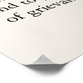 Erste Änderung: Redefreiheit Poster (Ecke)