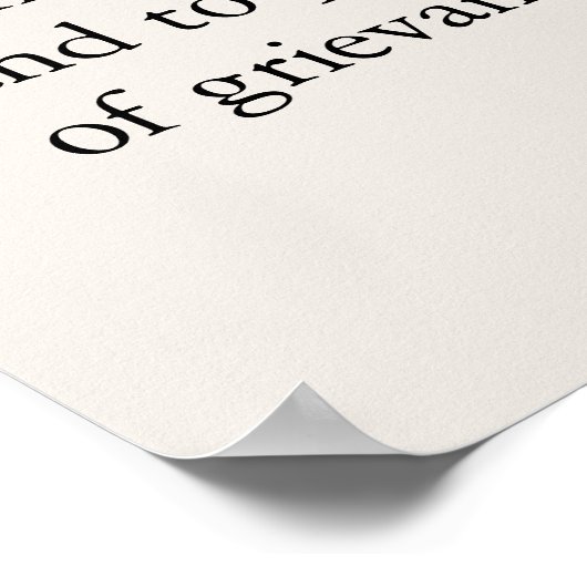 Erste Änderung: Redefreiheit Poster (Ecke)