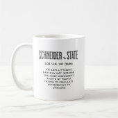 Erste Änderung Schneider gegen Staat, 308 U.S. 147 Kaffeetasse (Links)