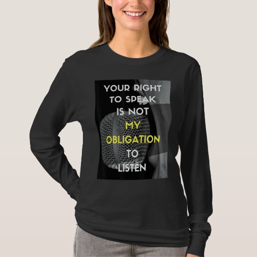 Erste Änderung Street Design T-Shirt (Vorderseite)