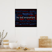 Erste Änderung "Wordle Poster" Poster (Küche)