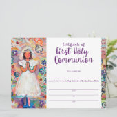 Erste Ankündigung der Kommune für Mädchen (Stehend Vorderseite)