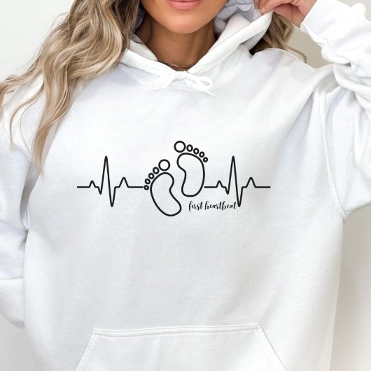 Erste Ankündigung von Herzrhythmusstörungen Hoodie