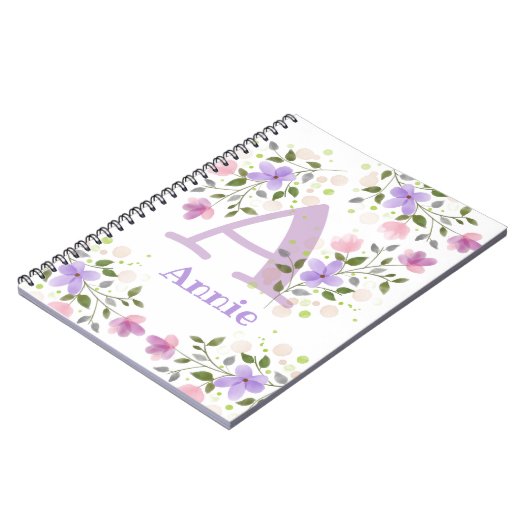 Erste Anleitung mit Blume Notizblock (Linke Seite)