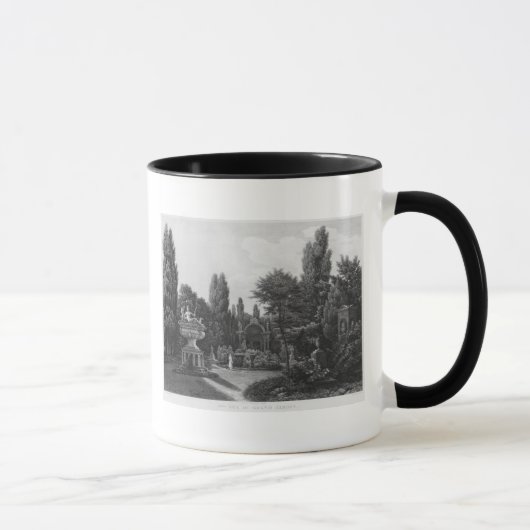 Erste Ansicht des großen Gartens Tasse (Rechts)