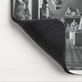 Erste Ansicht des Raumes des 17. Jahrhunderts Mousepad (Ecke)