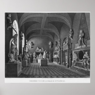 Erste Ansicht des Raumes des 17. Jahrhunderts Poster