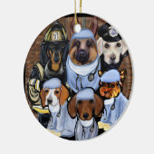 ERSTE ANTWORTEN KERAMIK ORNAMENT (Links)