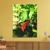 Erste Anzeichen von Fall Canvas Print Leinwanddruck (Insitu (Wohnzimmer))