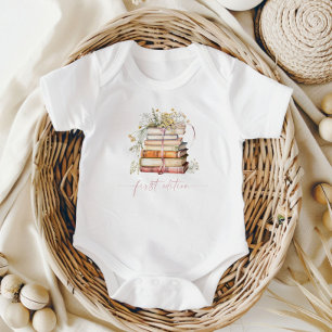Erste Ausgabe Storybook Baby Shows Floral Strampler