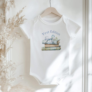 Erste Ausgabe Storybook Neue Kapitel Babydusche Baby Strampler