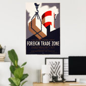 Erste Außengeschäftszone Poster (Heimbüro)