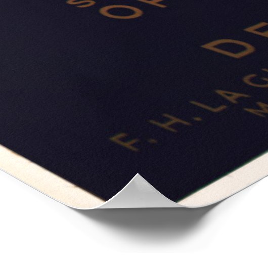 Erste Außenhandelszone Poster (Ecke)