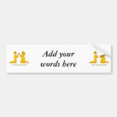 Erste Aussöhnung Autoaufkleber (Vorne)