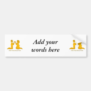 Erste Aussöhnung Autoaufkleber