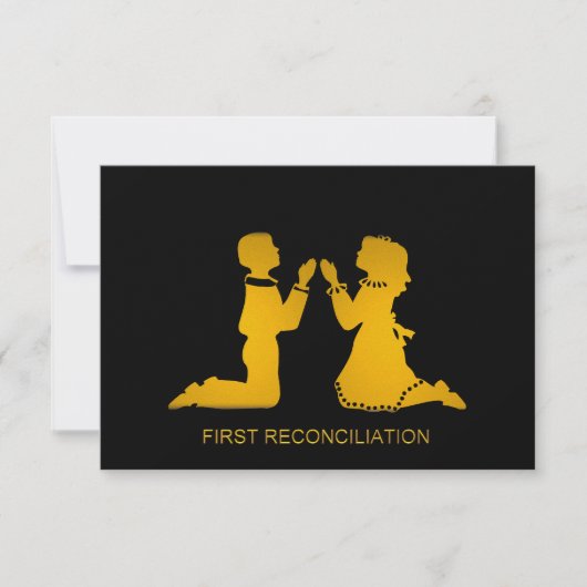 Erste Aussöhnung RSVP Karte (Vorderseite)